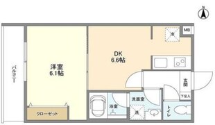 ブランドール都立大の物件間取画像